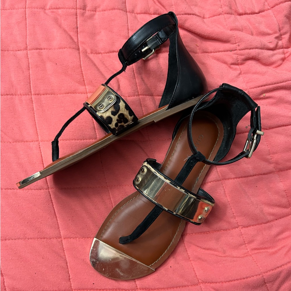 Gianni Bini Ankle Strap Sandals Sz 6.5